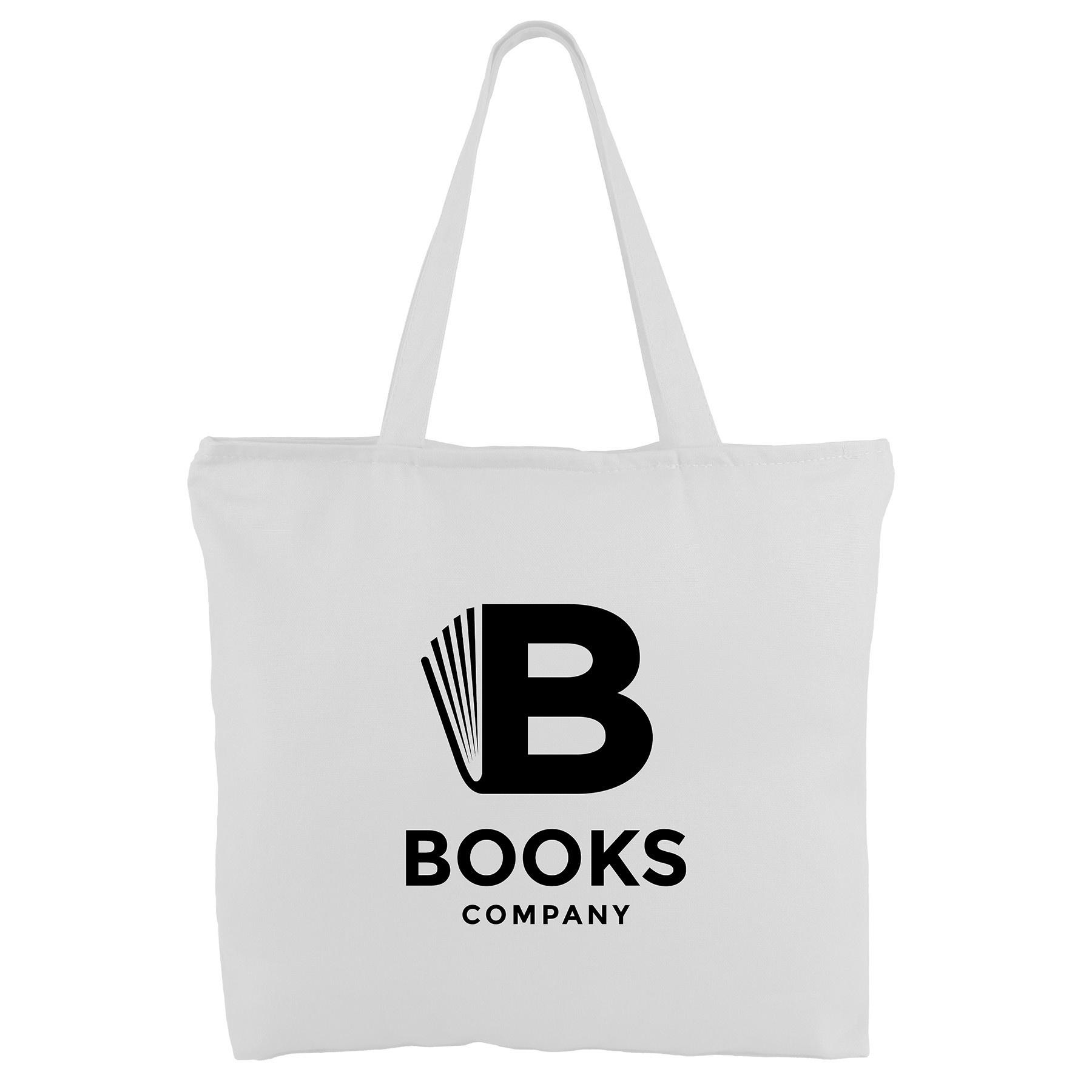 Buddix Logo Tote Bag ロゴトートバック　ピンバッジ 12 oz. Beaverton Zippered Cotton Canvas Tote - HPG Brands
