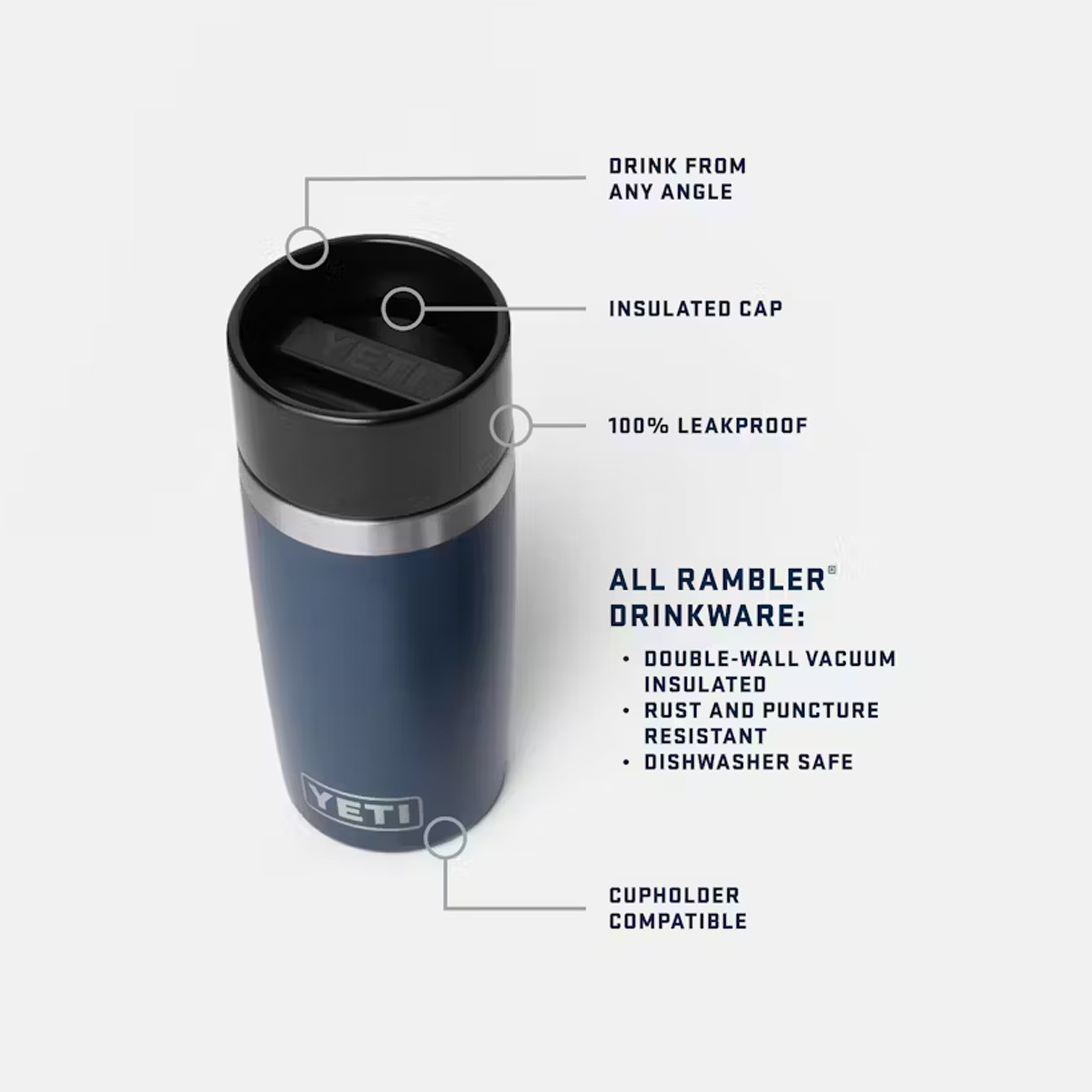 Yeti Rambler 12 Oz Travel Bottle - HPG Brands