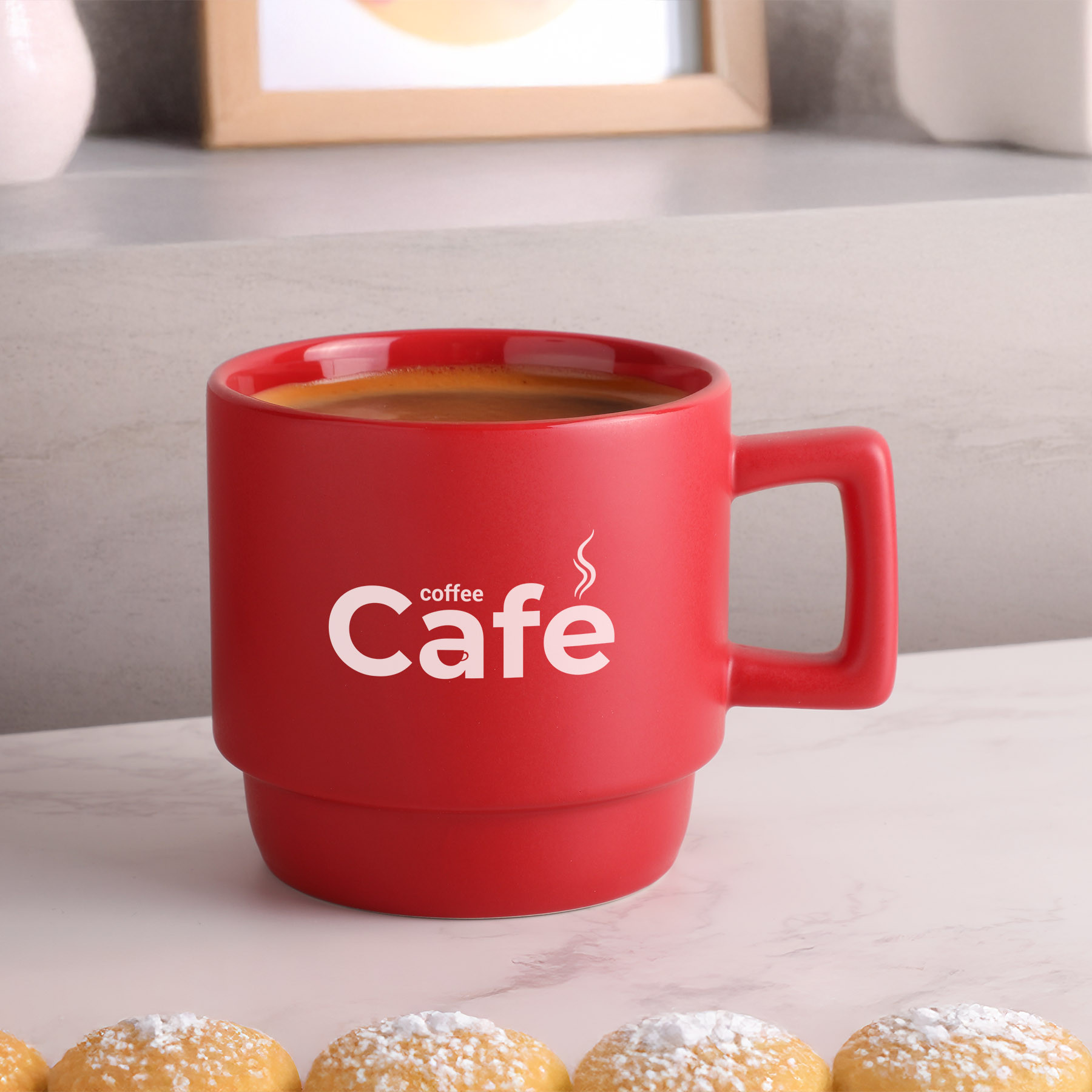 11 Oz. Ceramic Stacking Mug - HPG Brands