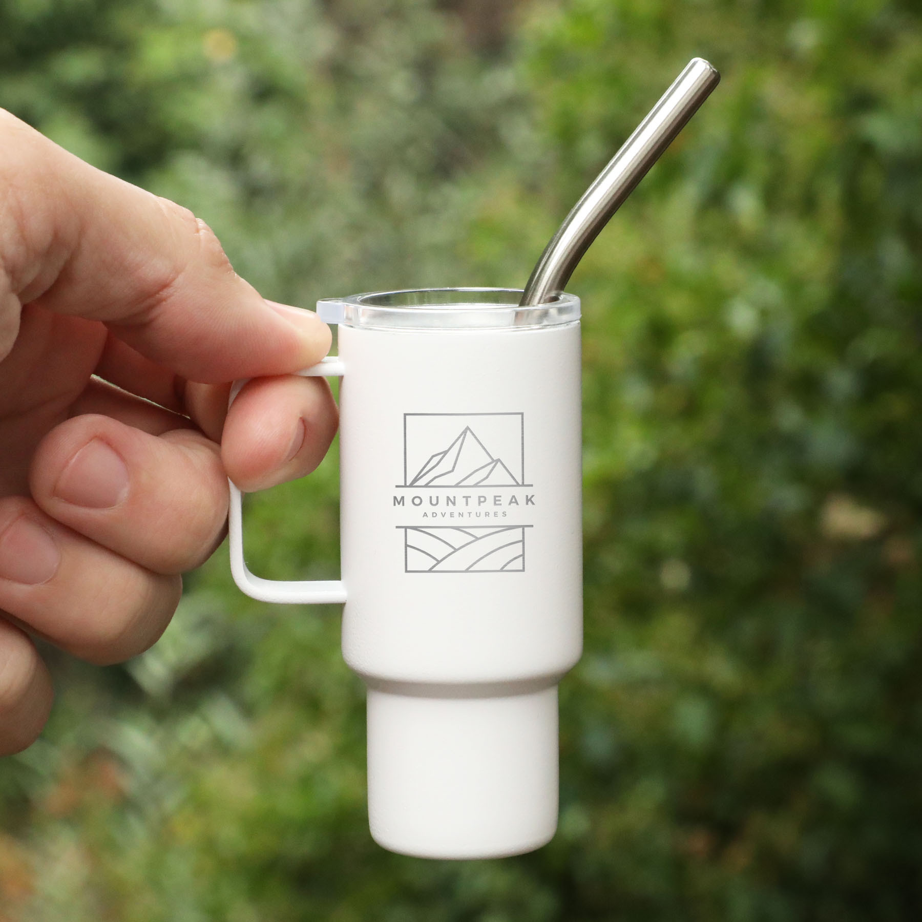 2 Oz. Mini Stainless Steel Tumbler With Straw - HPG Brands