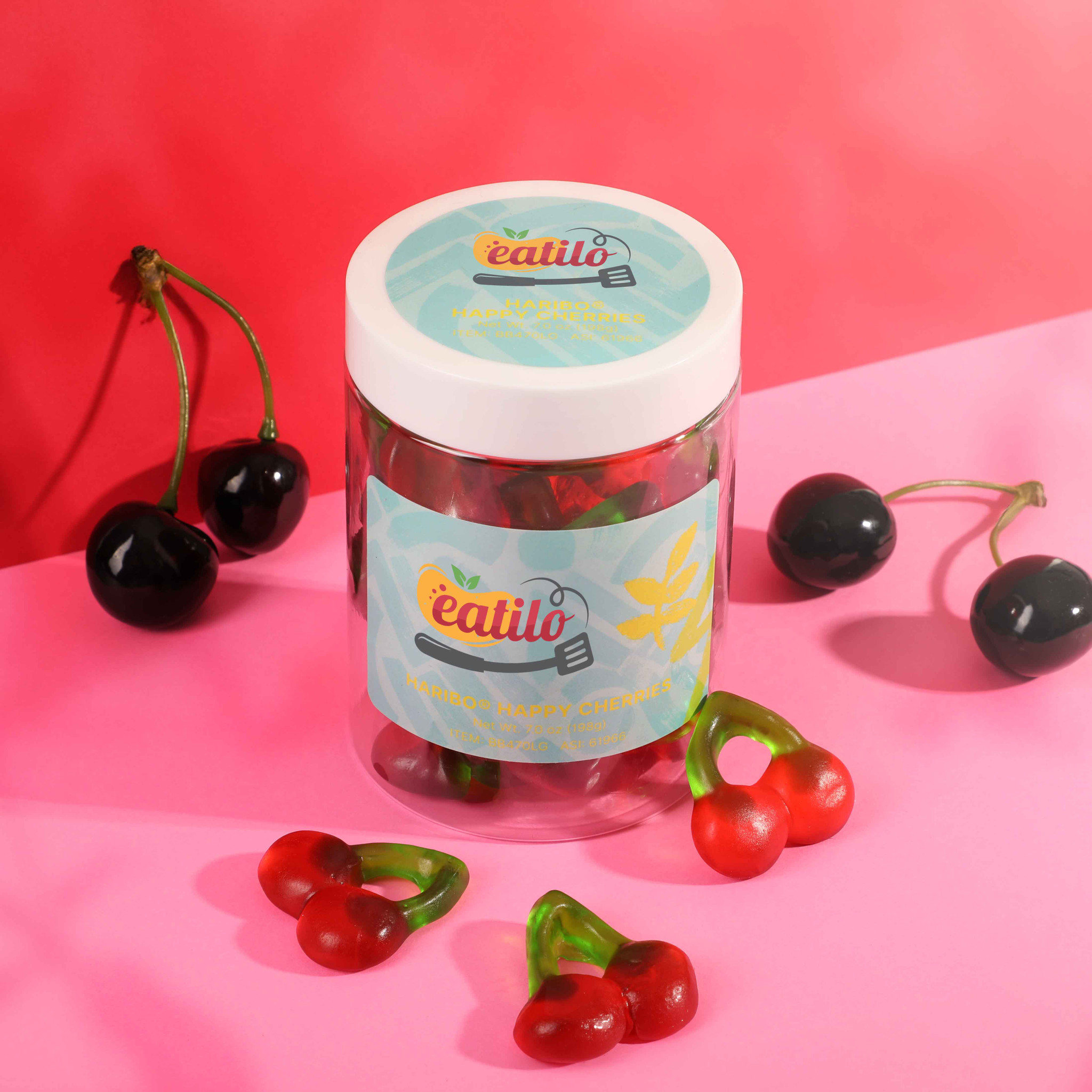 Haribo® Happy Cherries: Large Jar - HPG Brands