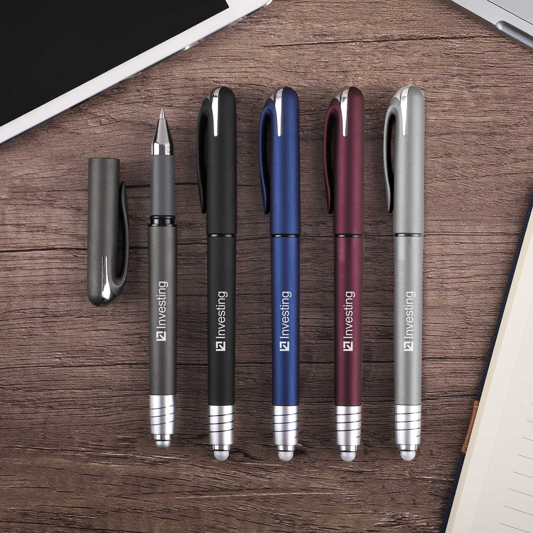 邦楽 STYLUS#7 Pacifica Spin Top Stylus Gel Pen - HPG Brands