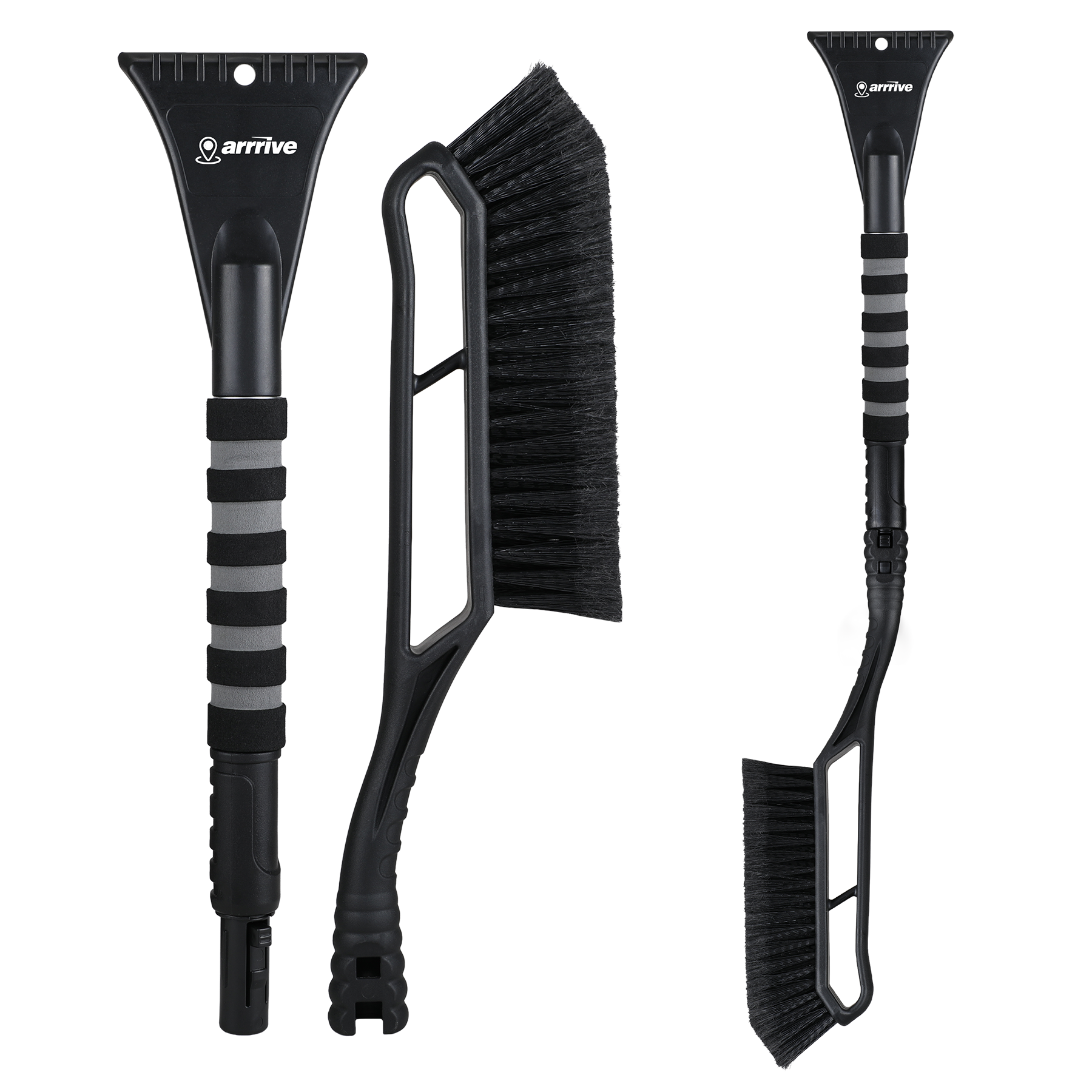 Blizzard Wizard Detachable, Extendable Snow Brush/Scraper - HPG Brands