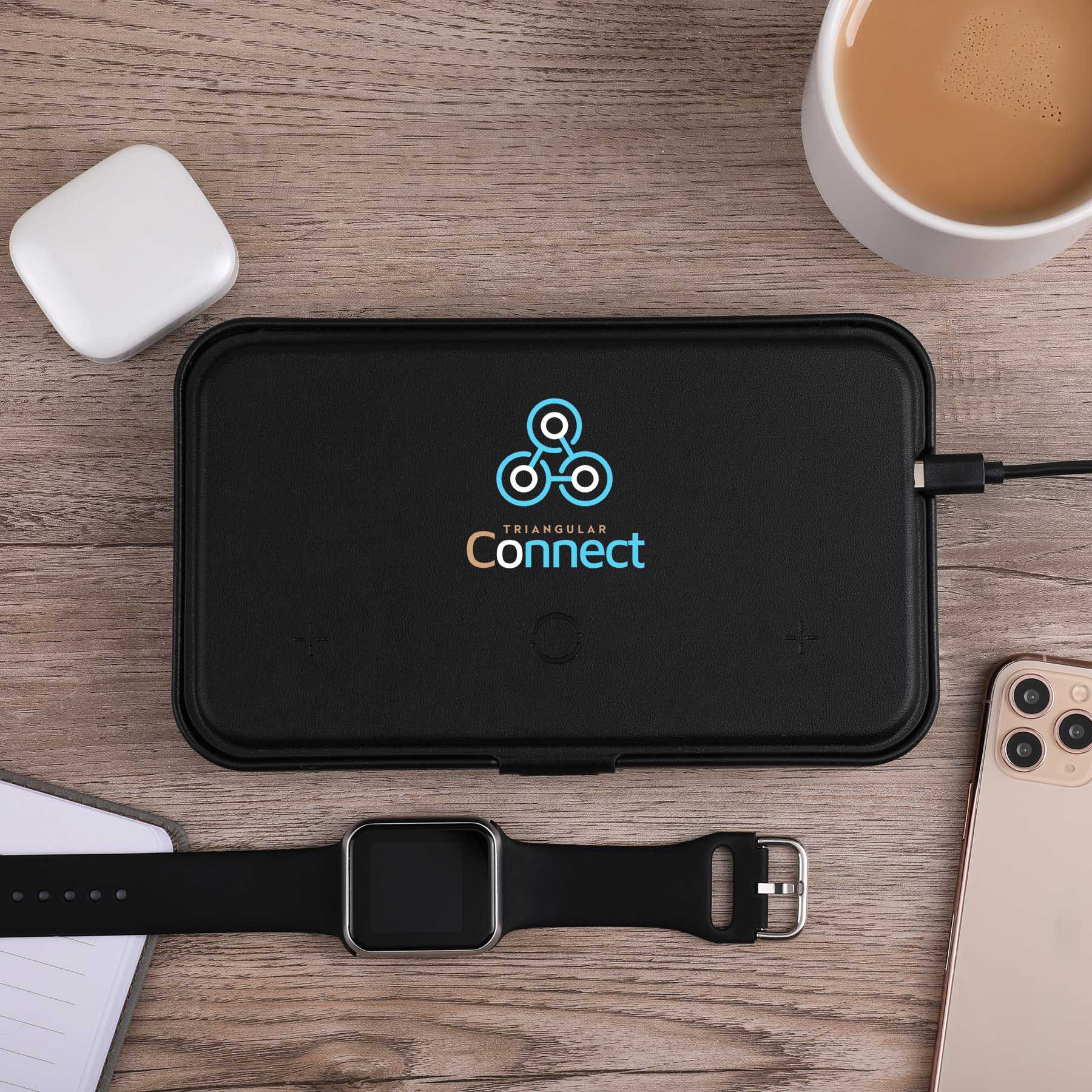 GearIconX2018 WirelessChargerStand　セット Powergrid Organizer & Wireless Charger - HPG Brands
