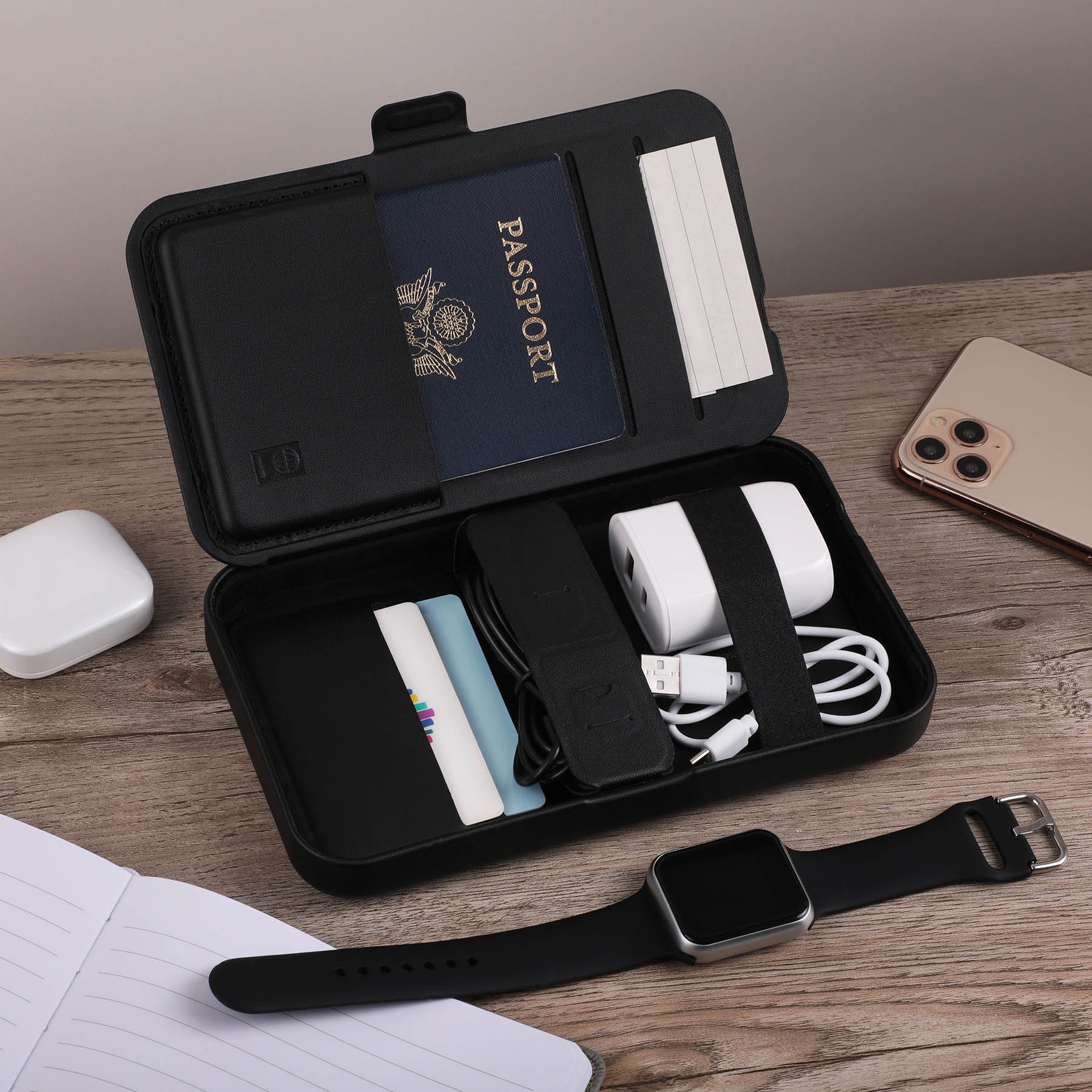 GearIconX2018 WirelessChargerStand　セット Powergrid Organizer & Wireless Charger - HPG Brands