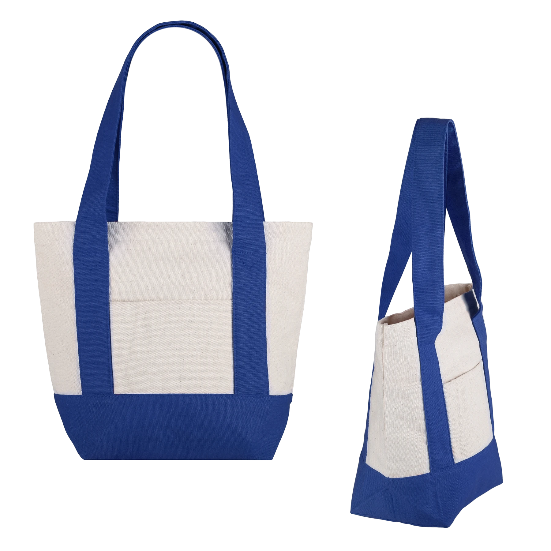 Small Tj Cotton Canvas Zippered Tote - HPG Brands
