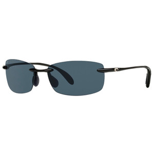  Costa Del Mar Men's Paunch XL Square Sunglasses, Black