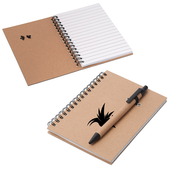かえこ Kelowna Cardboard Notebook - HPG Brands