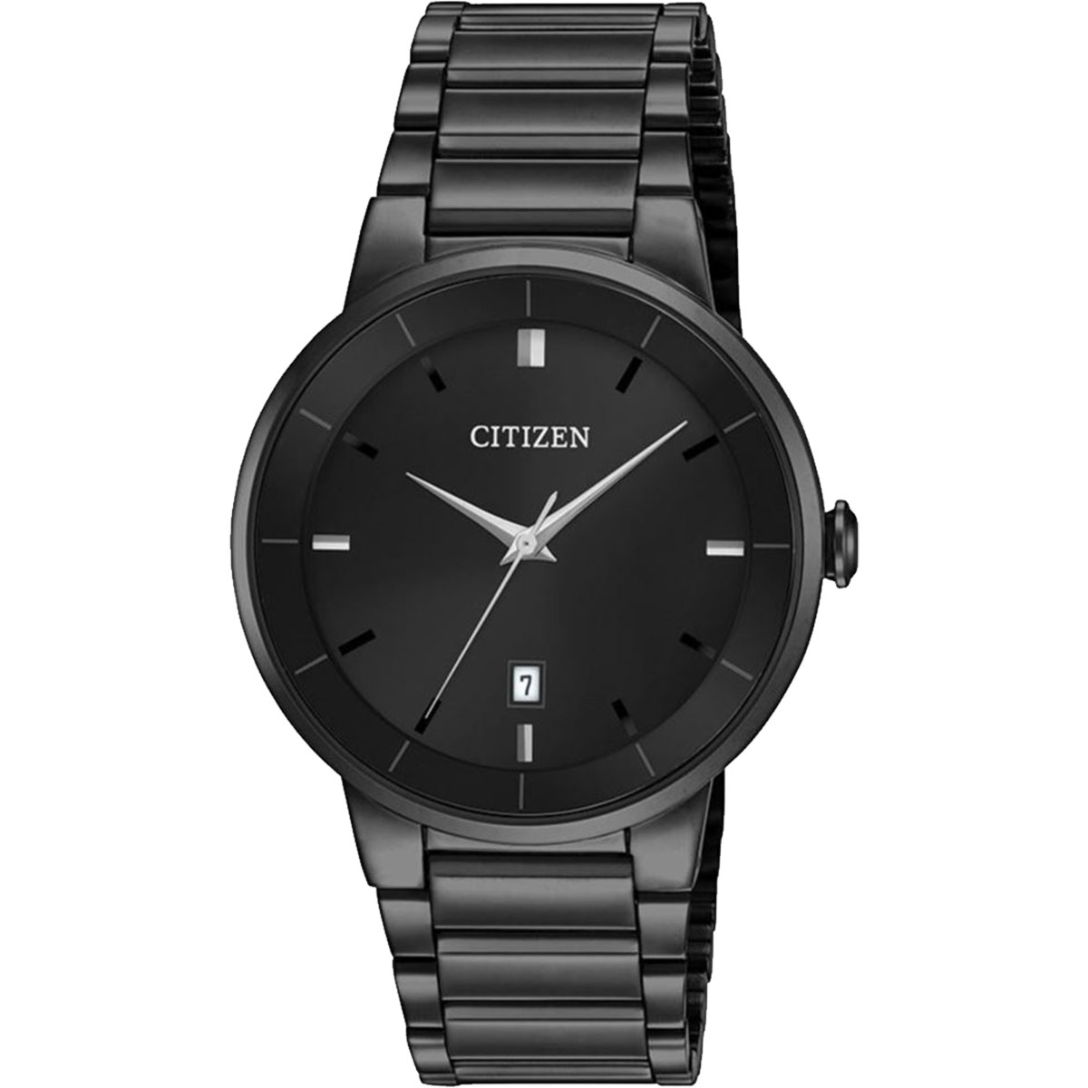 Citizen BI501750E Men's Quartz Black Ion-Plated Stainless Steel