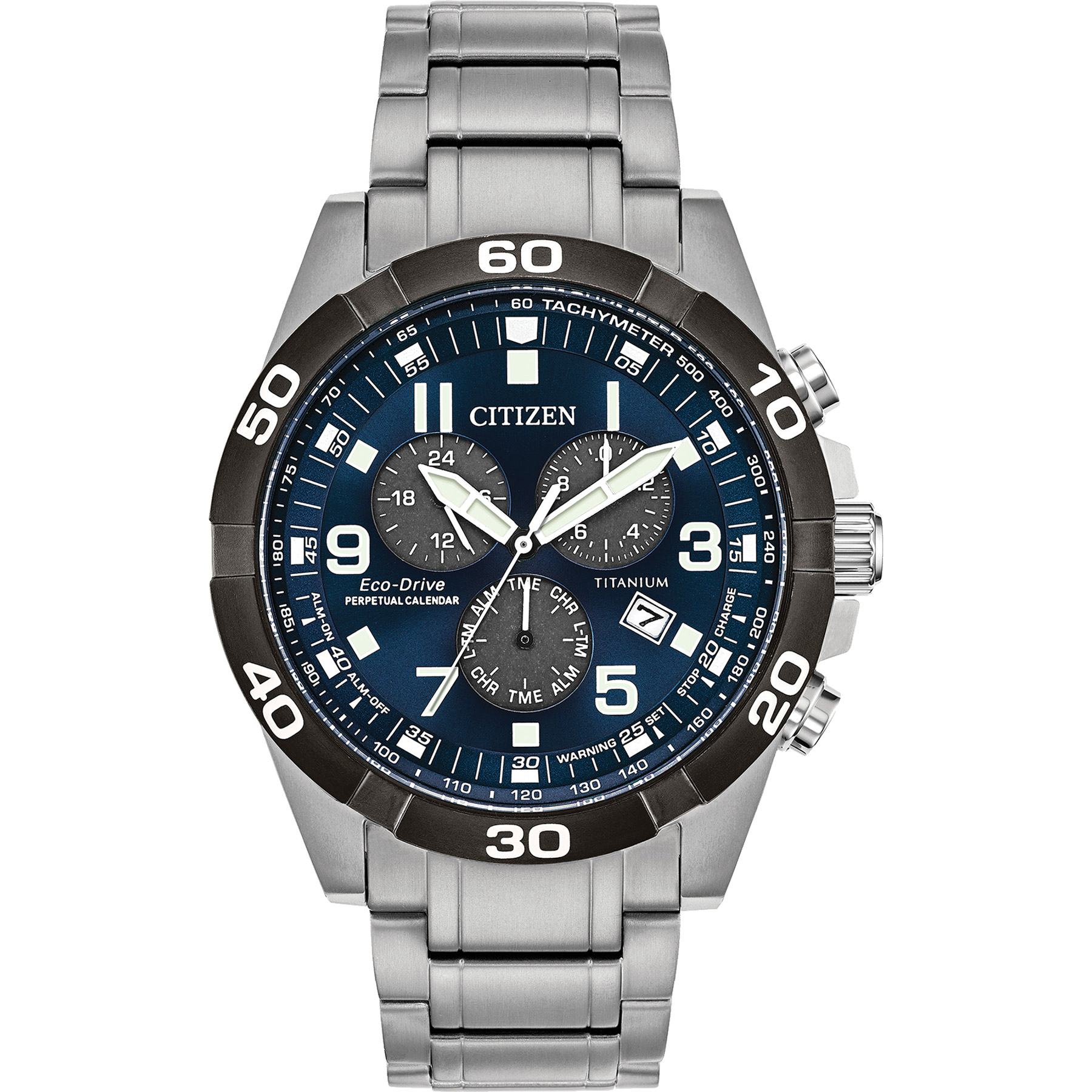 Citizen BL555858L Men's Eco-Drive Brycen Watch, Super Titanium