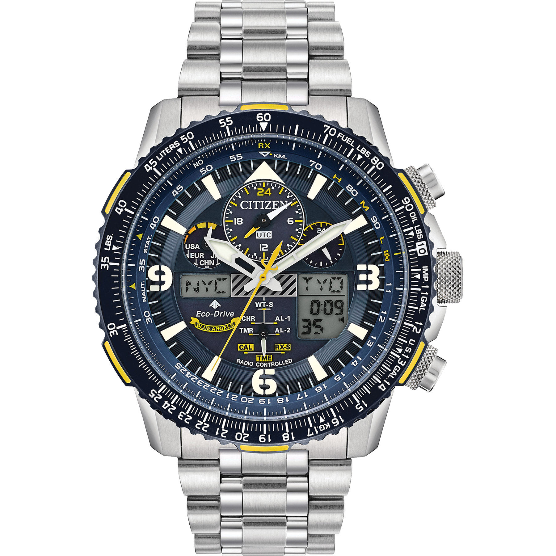 Citizen JY807852L Men's Promaster Blue Angels Skyhawk A-T Eco