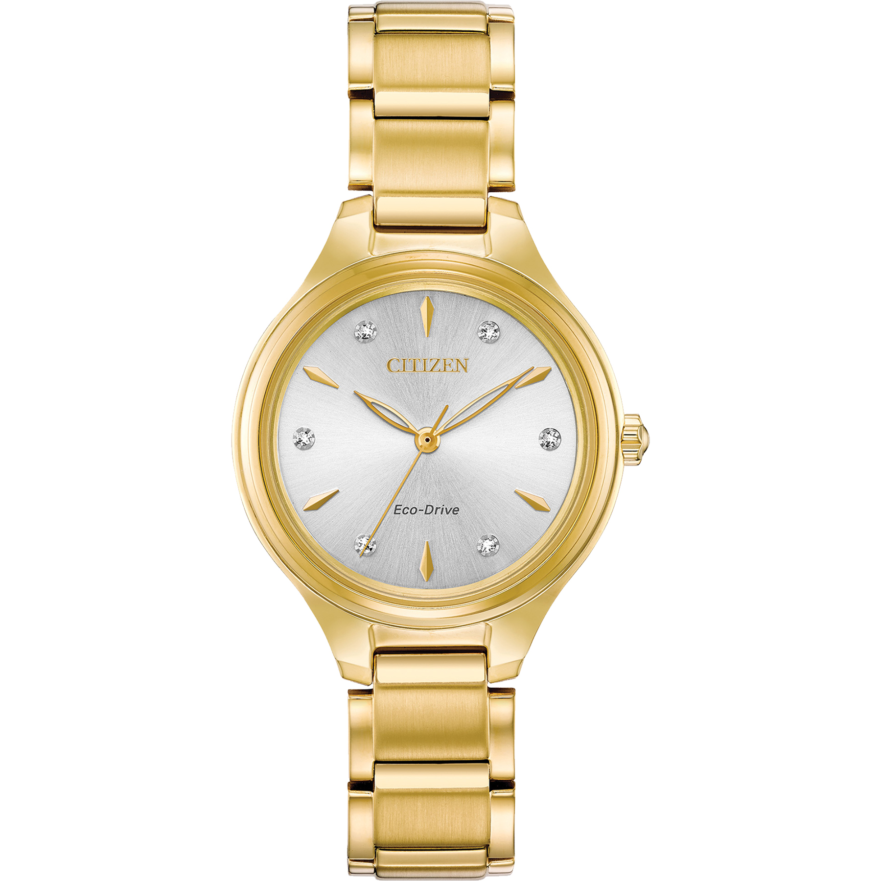 Citizen FE210255A Women's Gold & Silver-White Corso Eco-Drive