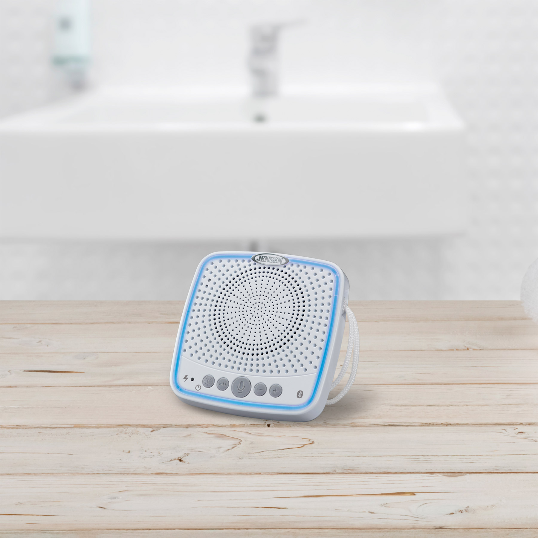Jensen Waterproof Bluetooth Voice Activated Speaker - HPG Brands