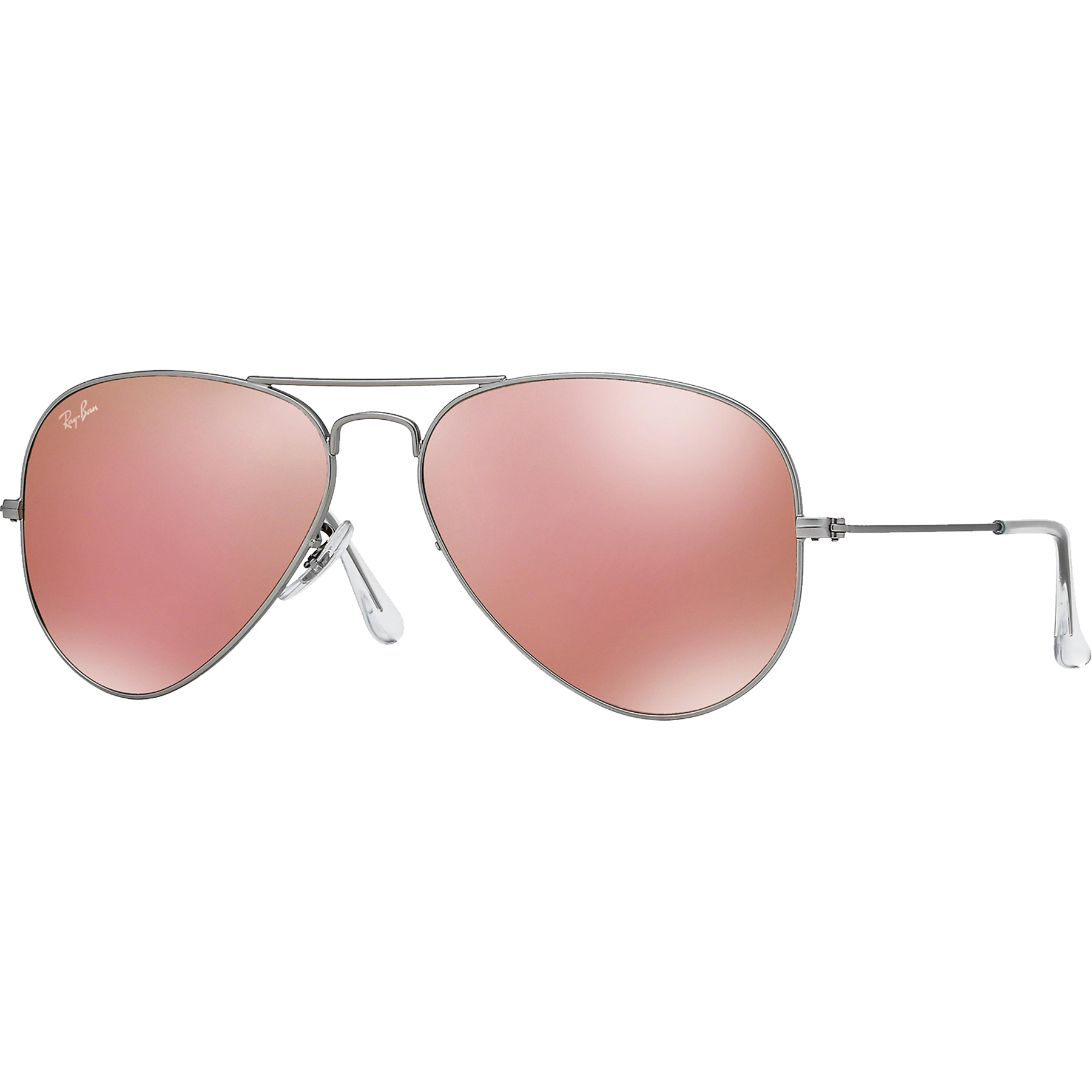 小物 RayBan sunglasses round pink case Ray-Ban RB3447 Round Metal Sunglasses, Matte Gold/Light