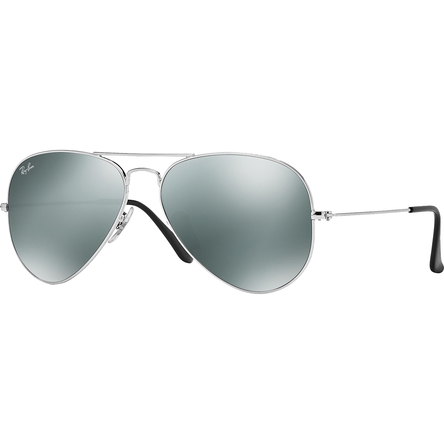 Ray-Ban Aviator Sunglasses: Silver Mirror 58/14/135 - HPG Brands display picture 3