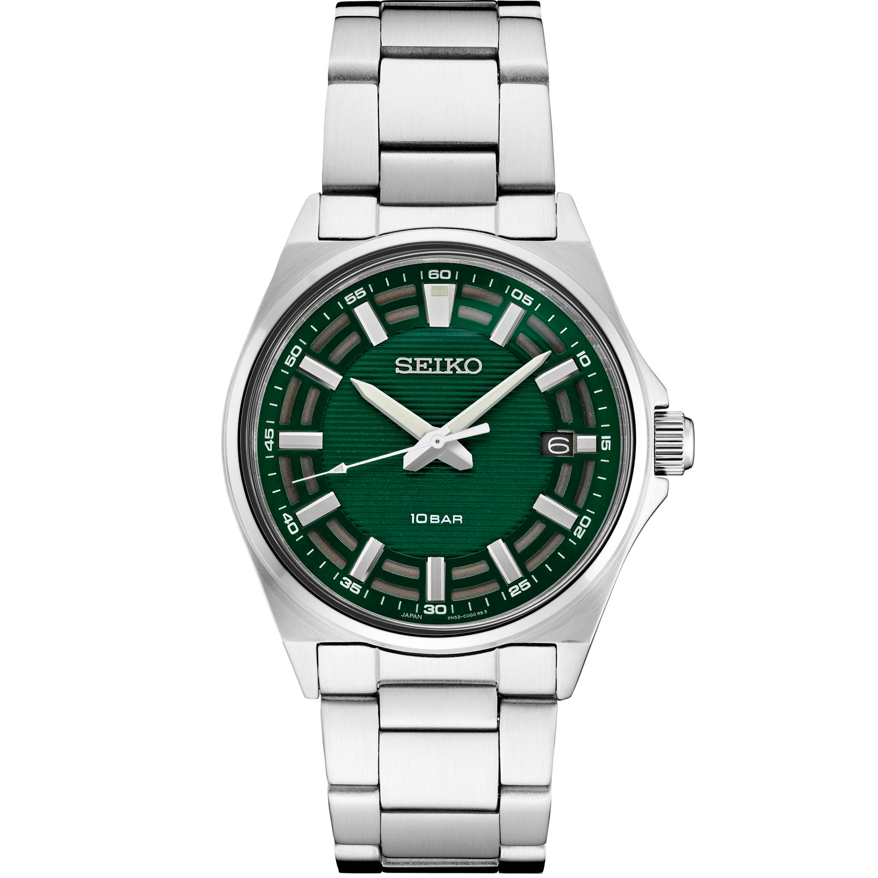 Seiko SUR503 Rugged Model Quartz with Green Dial - HPG Brands