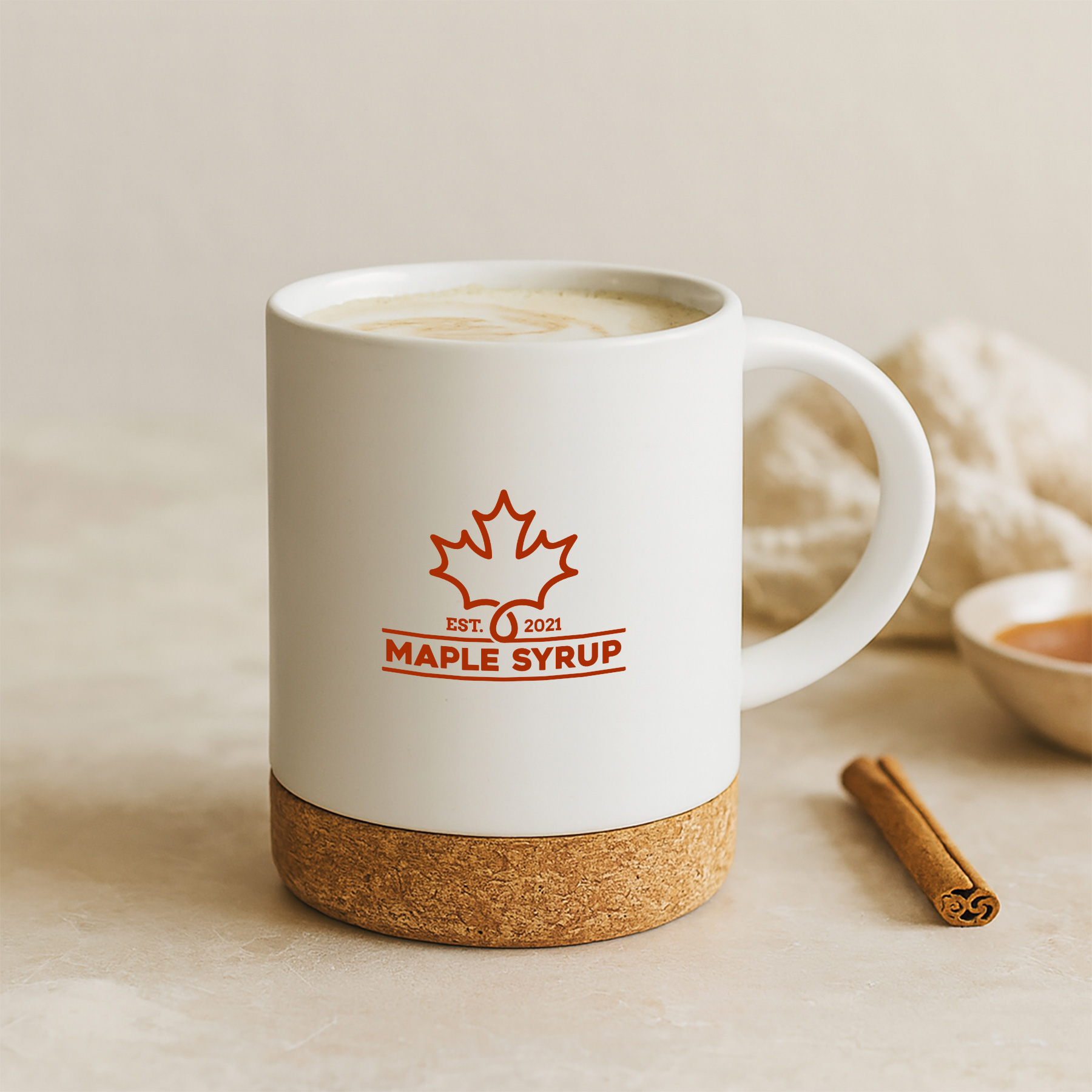 Caspian Ceramic Cork Mug 400 Ml. (13.5 Fl. Oz.) - HPG Brands