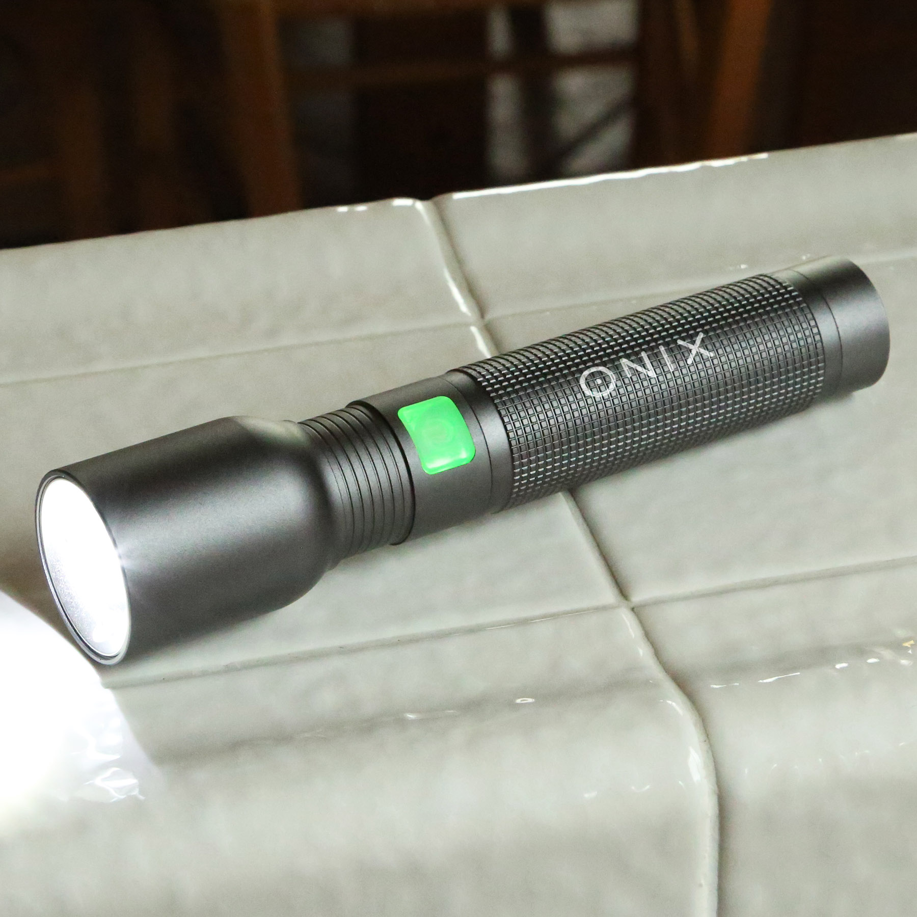 reNew Zoom Rechargeable Flashlight With Case - HPG Brands