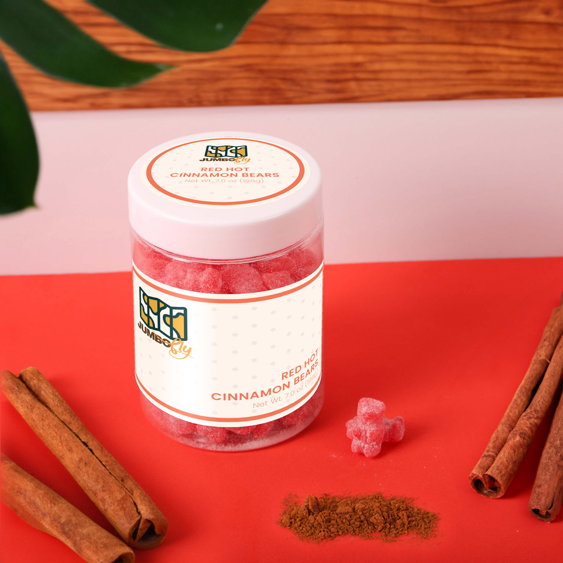 Jelly Belly® Unbearably Hot Cinnamon Bears: Large Jar - HPG Brands