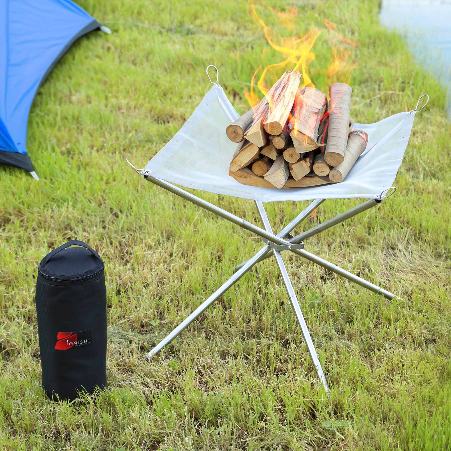 mont-bell モンベル　焚火台　folding fire pit Folding Fire Pit | Montbell America