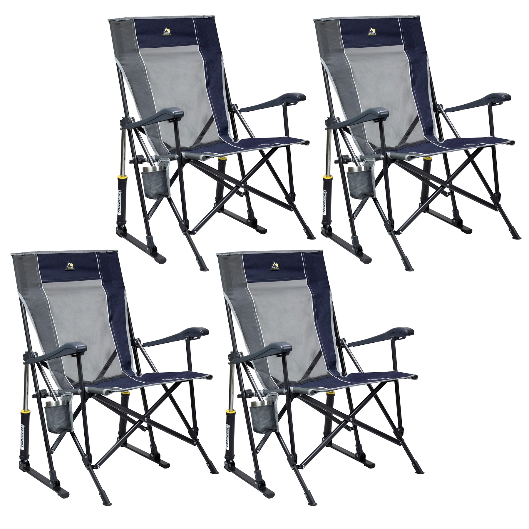 GCI Outdoor Roadtrip Rocker W/Carry Bag (Set Of 4) - HPG Brands