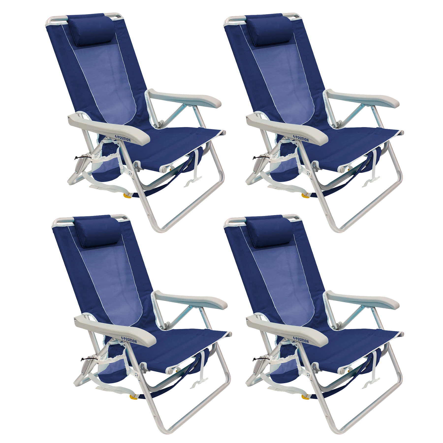 GCI Outdoor Backpack Beach Chair (Set Of 4) - HPG Brands