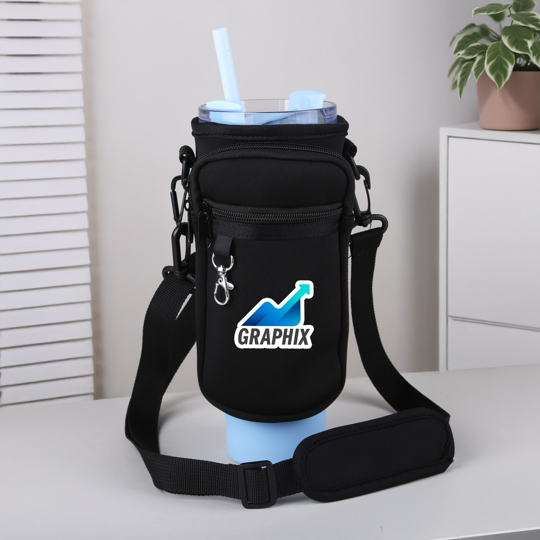 Carry All Neoprene 40 oz Mug Carrier Bag - HPG Brands