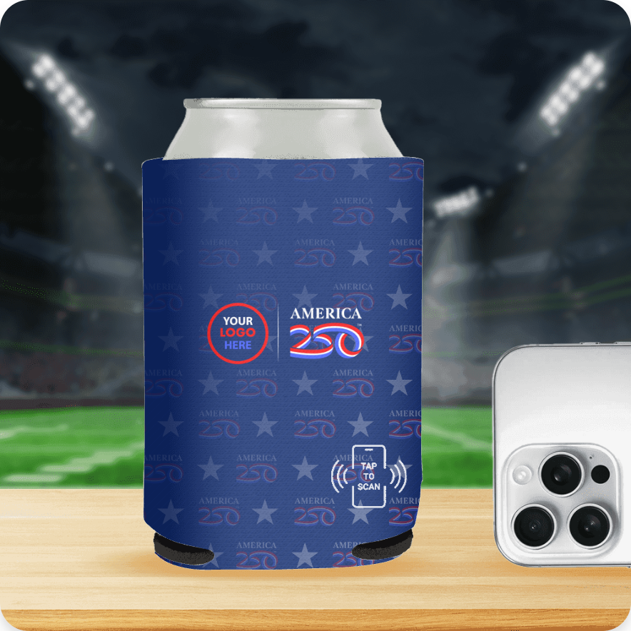 Full Color NFC Connect Can Cooler - HPG Brands