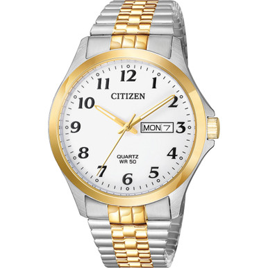 腕時計 Citizen BF500493A Men's Quartz Expansion Band WatchStainless Steel