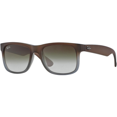 Ray-Ban Justin Sunglasses: Matte Dark Brown 51/16/145 - HPG Brands