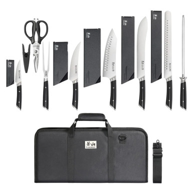 Cangshan 9-Piece Helena Series BBQ Knife Bag Set - HPG Brands