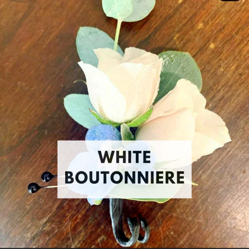 White Boutonniere