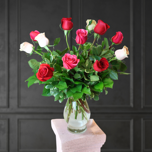 September Long Stem Mixed Roses Special September Long Stem Mixed Roses Special