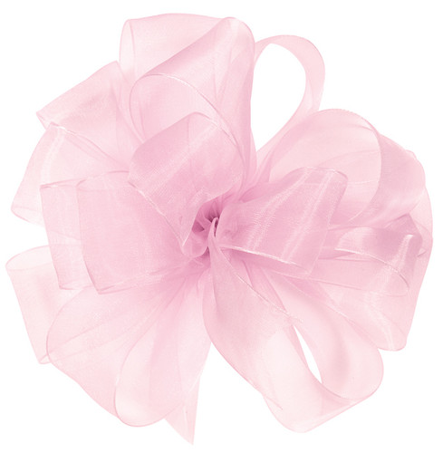 Sheer Light Pink Ribbon