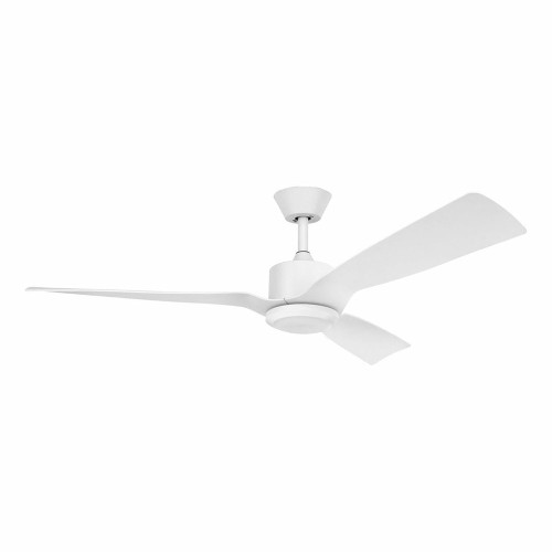 132cm 52inch Matte White Ceiling Fan With Remote 35W 5 Speed