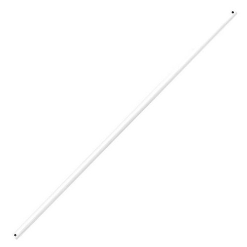 Ceiling Fan Extension Rod B10 900x26mm Matt White Includes Loom