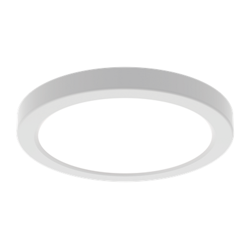 White Thin LED Tri-Colour Light Kit Accessory For Ceiling Fan 18W