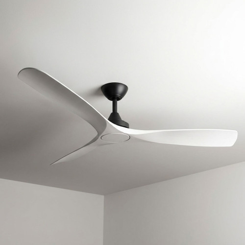 Noble 132cm 52-inch Black-Ivory DC Ceiling Fan Remote Control 3 Blade 30W