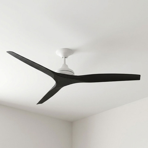152cm 60-inch White-Black AC Ceiling Fan 3 Blade 80W 3 Speed
