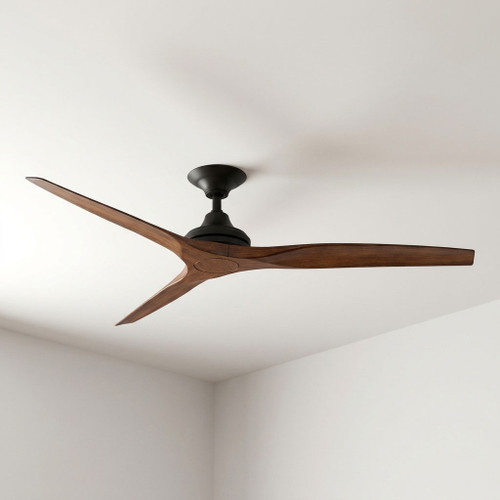 152cm 60-inch Black-Koa AC Ceiling Fan 3 Blade 80W 3 Speed