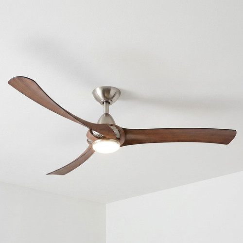 132cm 52-inch Koa AC Ceiling Fan With Light 3 Blade 77W 3 Blade
