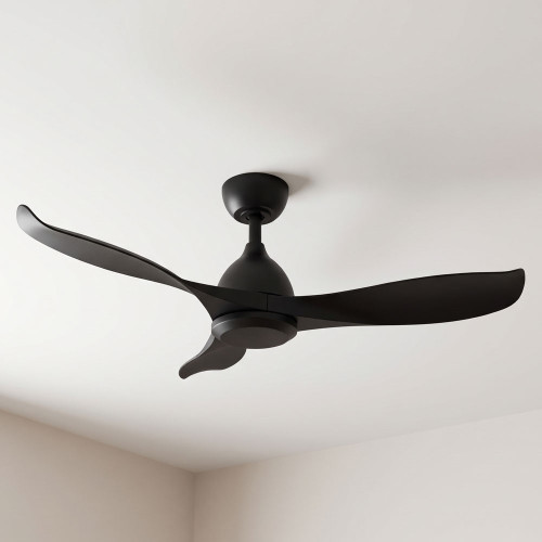 107cm 42-inch Black DC Ceiling Fan WiFi Smart Remote 3 Blade 34W 6 Speed