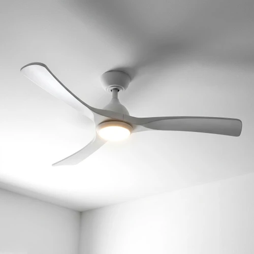 142cm 56-inch White DC Ceiling Fan With Light WiFi Smart Remote 3 Blade 32W