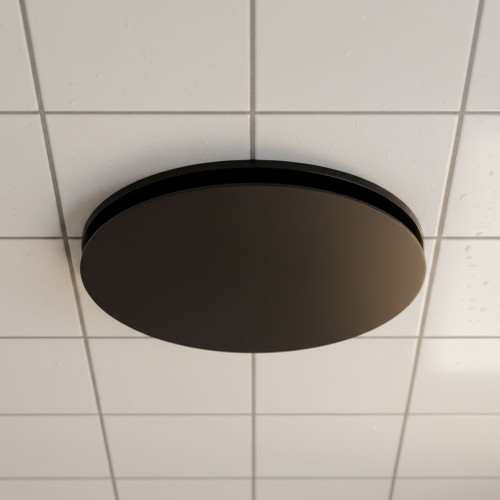 Black Exhaust Fan 100W/58W 332mm Round