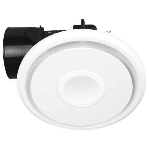 Exhaust Fan White 27cm Round 30W With 10W LED 4000K 860lm