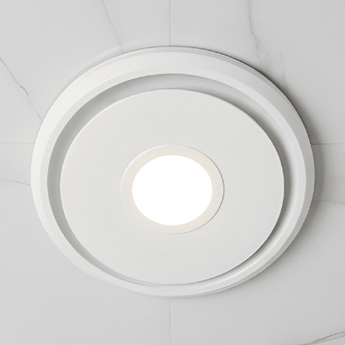 Exhaust Fan White 27cm Round 30W With 10W LED Light 4000K 860lm