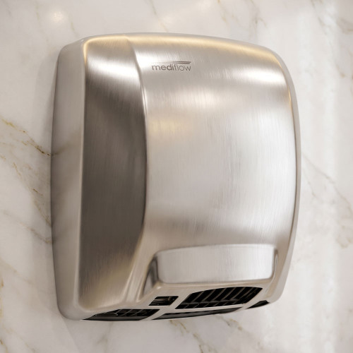 Hand Dryer Satin Stainless-Steel Sensor Operated 2750W 33cm