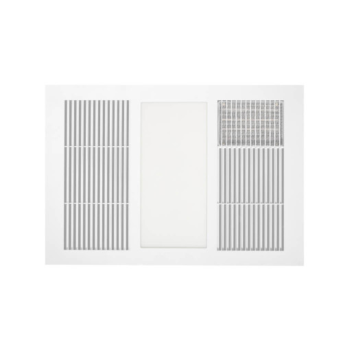 White 3-in-1 Bathroom Heater Fan Light 540mm