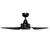 90cm 36inch Matte Black Ceiling Fan 50W 3 Speed