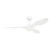 132cm 52inch Matte-White DC Ceiling Fan With Remote and Light 30W 6 Speed